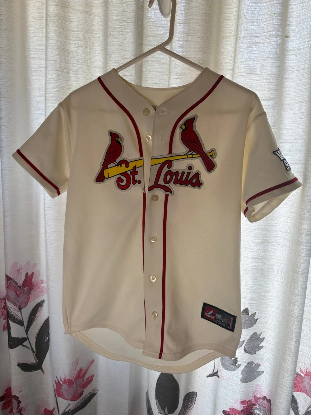 Majestic St. Louis Cardinals WACHA 2013 World Series Jersey kids Large